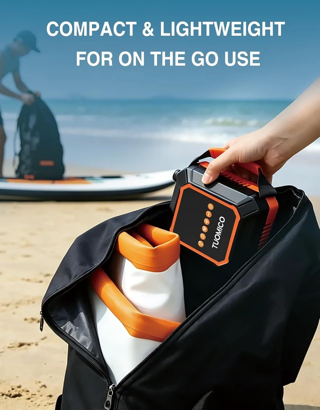 Alt view image 6 of 7 - 74WH Rechargeable Battery Powered SUP Air Pump