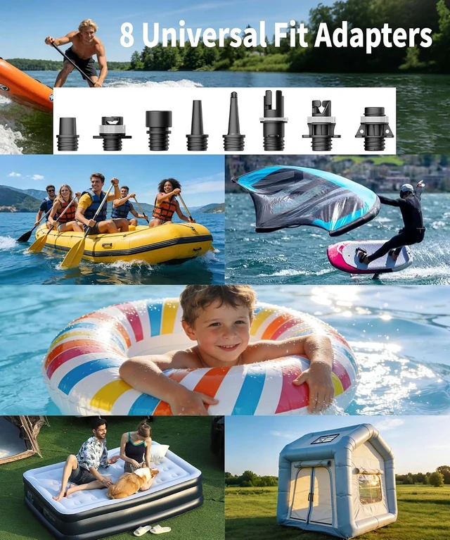 Alt view image 7 of 7 - 74WH Rechargeable Battery Powered SUP Air Pump
