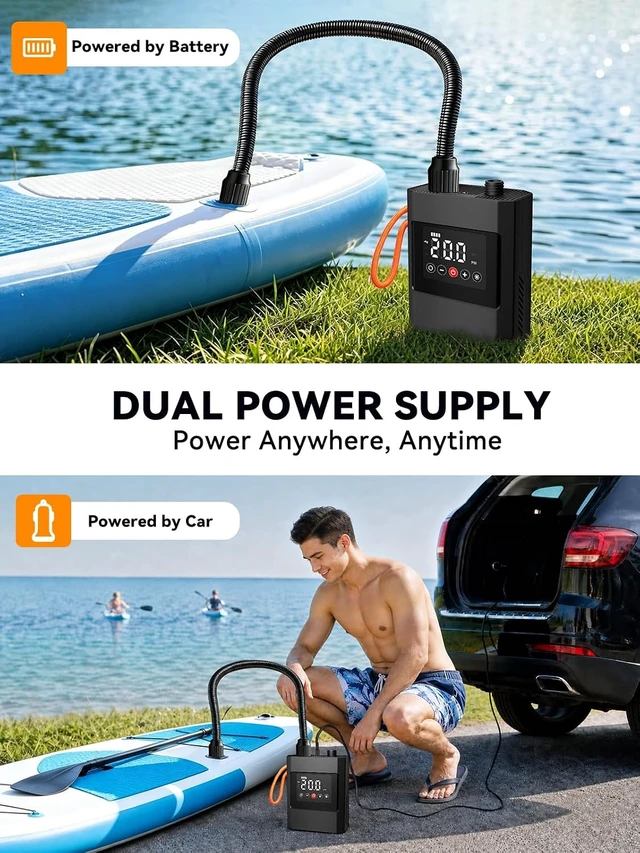 Alt view image 3 of 7 - 20PSI Electric SUP Air Pump