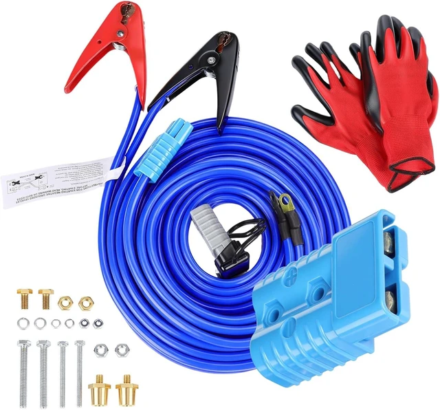 Main image of 20FT 1/0 AWG 800A Jumper Cables for SUV & Trucks