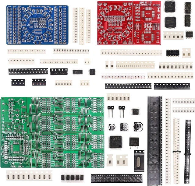 Main image of 3-Kit SMD SMT Soldering Practice Board for Skill Training