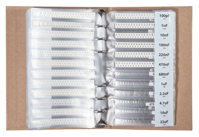 Alt view image 4 of 7 - 5435-Piece SMD 0805 Resistor, Capacitor & Component Assortment Book