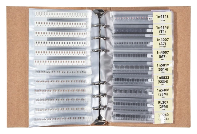 Alt view image 5 of 7 - 5435-Piece SMD 0805 Resistor, Capacitor & Component Assortment Book