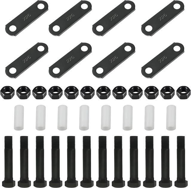 Main image of Tandem Axle Trailer Shackle Kit with Bolts & 2-1/4" Shackle Straps