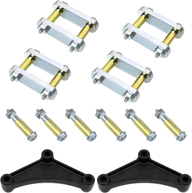 Main image of 3.125" Trailer Shackle Kit with Leaf Spring Equalizers