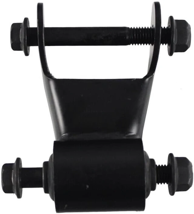 Alt view image 7 of 7 - Rear Leaf Spring Hanger Bracket Shackle Kit for 1999-2013 Silverado & Sierra 1500 (722-032)