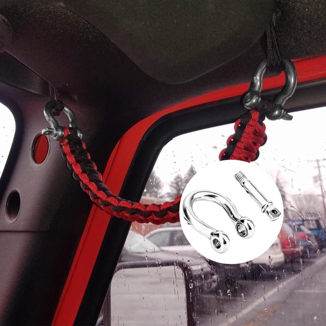 Alt view image 5 of 7 - 25-Pack 5/16" 304 Stainless D-Ring Shackles, 8mm Screw Pin for Towing & Recovery