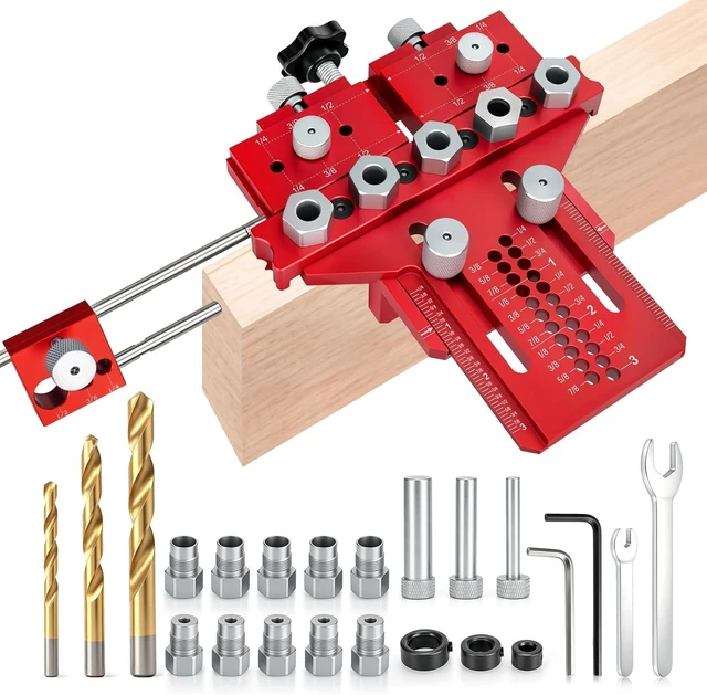 Main image of Dowel Jig Kit with Position Stop & Clamp