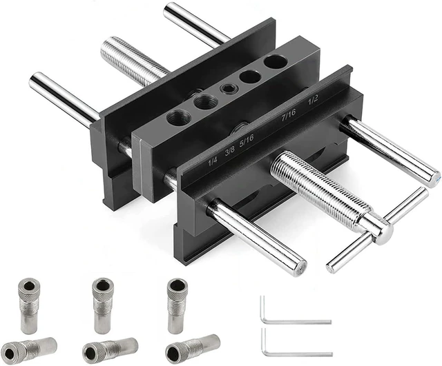 Main image of Self-Centering Dowel Jig Kit, Wide Capacity Drill Guide