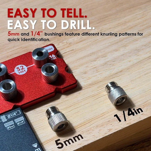 Alt view image 4 of 7 - 11-Hole Shelf Pin Drilling Jig