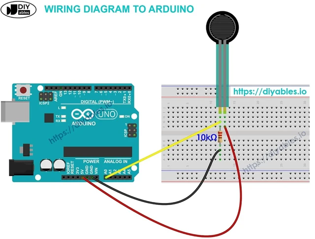Alt view image 6 of 6 - 10-Pack FSR402 Force Sensor Module, Pressure-Sensitive Resistor for ESP32, ESP8266 & Raspberry Pi