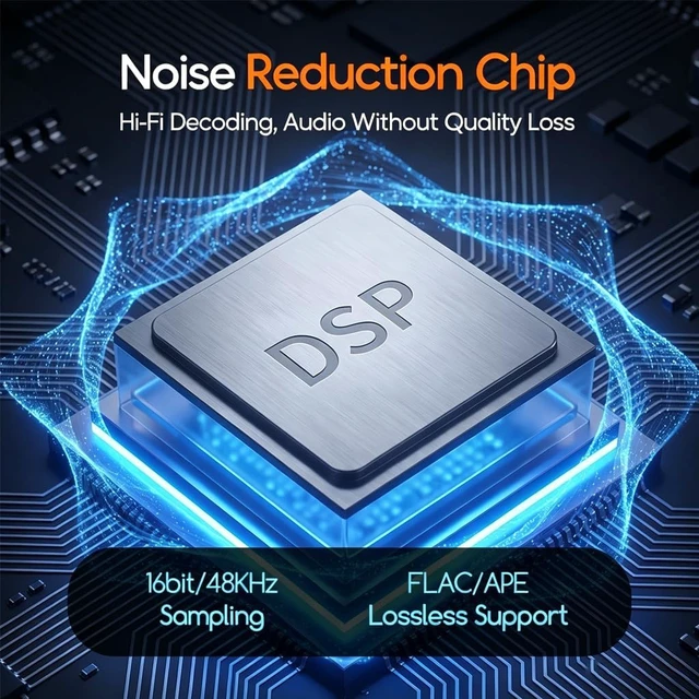 Alt view image 7 of 7 - H9 Karaoke Sound Card Headset with Noise-Cancelling Mic, 6 Voice Effects for Streaming & Gaming, White