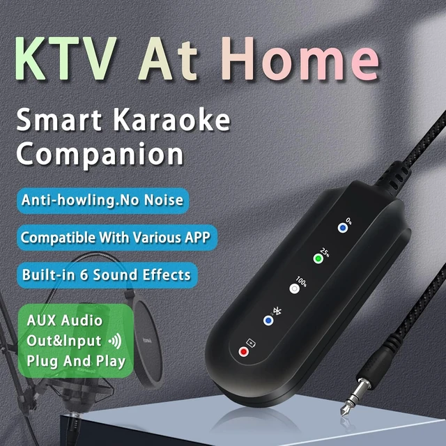 Alt view image 4 of 7 - Karaoke Mixer & Podcast Audio Interface with Voice Changer, 3.5mm for Live Streaming