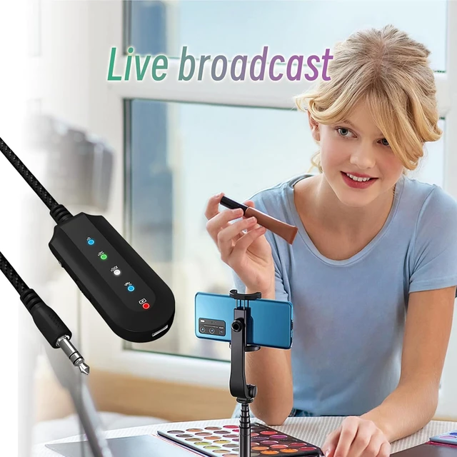 Alt view image 6 of 7 - Karaoke Mixer & Podcast Audio Interface with Voice Changer, 3.5mm for Live Streaming