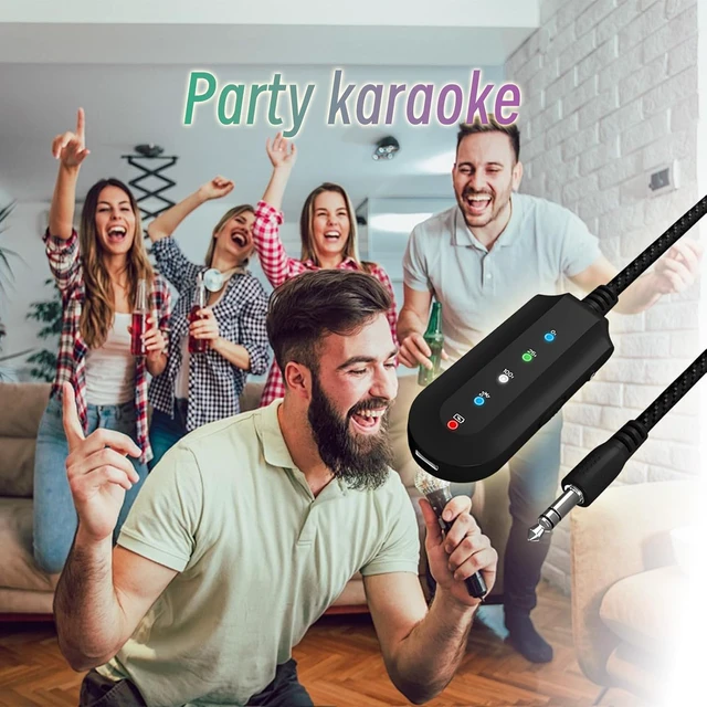 Alt view image 7 of 7 - Karaoke Mixer & Podcast Audio Interface with Voice Changer, 3.5mm for Live Streaming