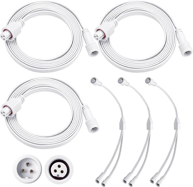 Main image of 4-Pack 16ft Extension Cable, Compatible with Govee, White