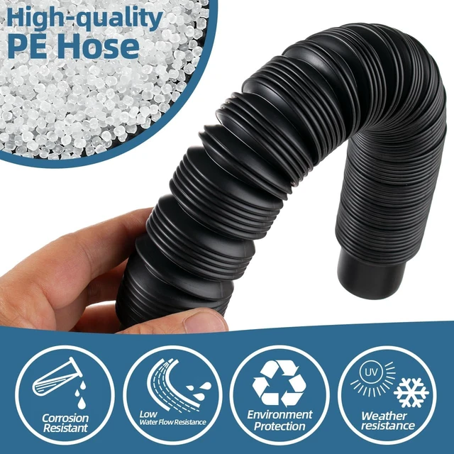 Alt view image 5 of 5 - 2-Pack Rain Barrel Diverter Kit for 2x3" Downspout, Fits Rectangular Downspouts