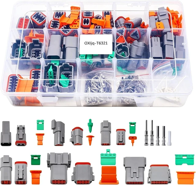 Main image of 28-Set Deutsch DT Connector Kit, 2-12 Pin