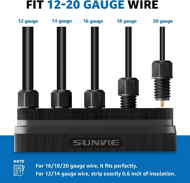 Alt view image 4 of 7 - 4-Pack Fastlock3 5-Way Low Voltage Junction Hub, 12-20 Gauge for Garden & Spotlight