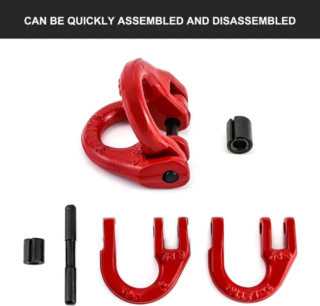 Alt view image 3 of 7 - 2-Pack 5/8" G100 Hammerlock Coupling Link, 18,000 lb Working Load
