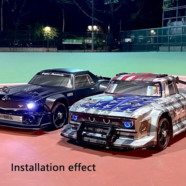 Alt view image 2 of 7 - LED Light Kit for Arrma 6S 1/7 Infraction V1/V2, Crash-Resistant Nylon