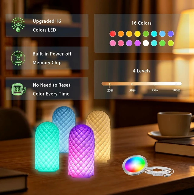 Alt view image 3 of 7 - 12-Pack RGB LED Lamp Kit for Bambu Lab & MH001 Projects