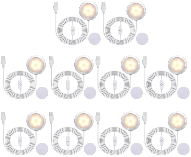 Main image of 10-Pack 3D Printer LED Lamp Kit 001, Warm Light with Switch
