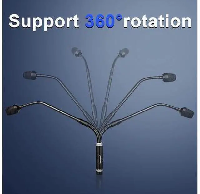 Alt view image 5 of 7 - Professional Dynamic DJ Microphone for Mixer Dedicated Disc Shouting Microphone KTV Bar Gooseneck DJ Mic