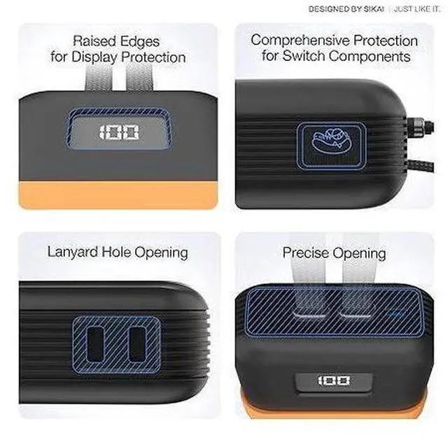 Alt view image 3 of 5 - Silicone Case for Zolo Power Bank 2025(20,000mAh 45W/30W) A1689/A1681 Protective Cover with Lanyard Hole, Compact | Tactile Grip | Impact Protection for Daily Use & Travel, Case Only (Black)