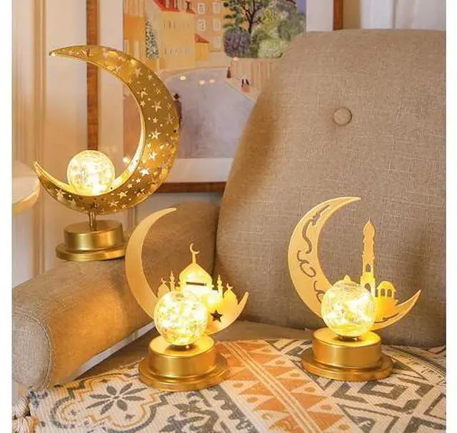 Alt view image 2 of 5 - Ramadan Eid Moon Night Light Led Lamp