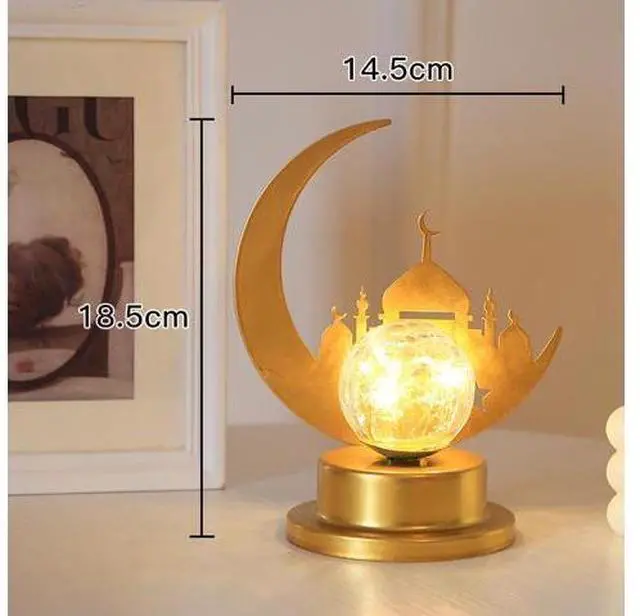 Alt view image 5 of 5 - Ramadan Eid Moon Night Light Led Lamp