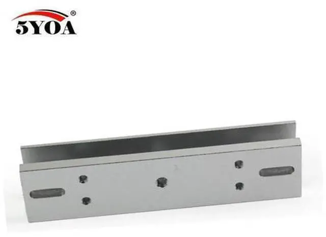 Alt view image 3 of 7 - 180kg 280kg Magnetic lock U shape bracket 350lbs frameless glass door Access Control System UM180(180kg 350lbs)
