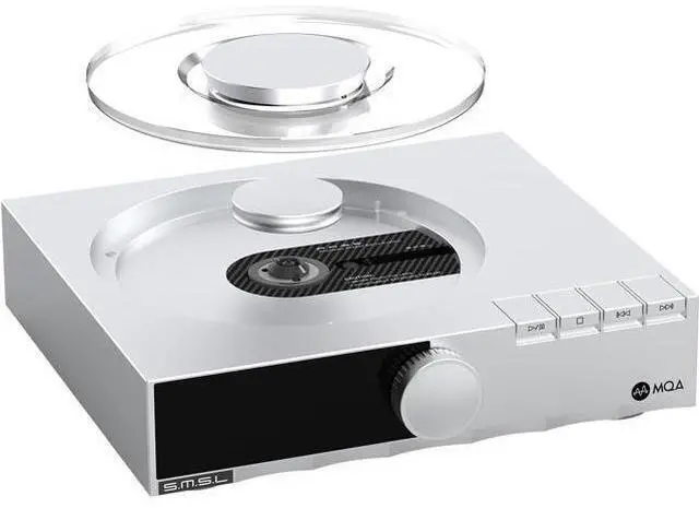 Alt view image 7 of 7 - PL200T MQA-CD Reference Digital Transport Triple Power Modes, Anti-Vibration Precision 32bit/768kHz DSD512 Clock Input and Output 44.1kHz/10MHz MQA Full Decoding CD Player with Remote Control