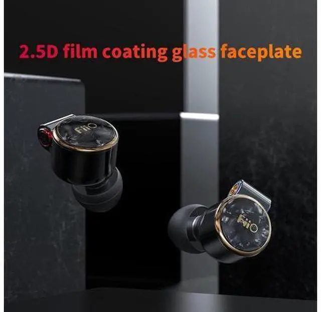 Alt view image 6 of 7 - FD3 Earphones in-Ear Earbuds High Resolution 1DD Bass Heavy MMCX Connector (Black)