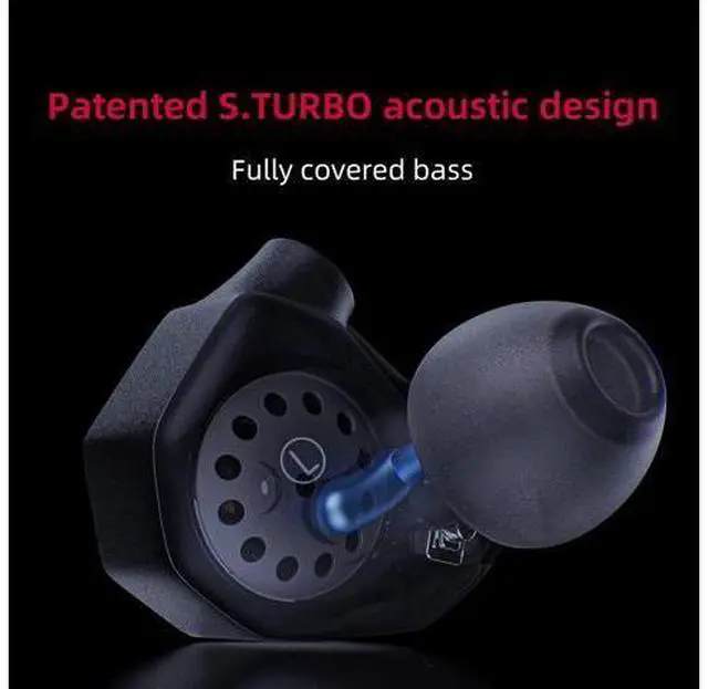 Alt view image 7 of 7 - FH7S in-Ear Earphones High-Performance 1DD+4BA Hybrid Technology IEM Earbuds with 3.5/4.4mm Plug