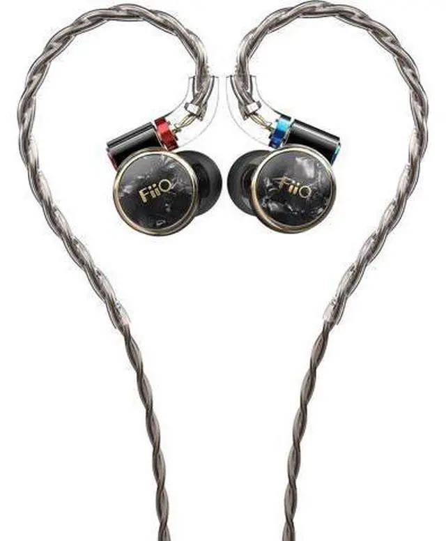 Alt view image 7 of 7 - FD3 Earphones in-Ear Earbuds High Resolution 1DD Bass Heavy MMCX Connector (Black)