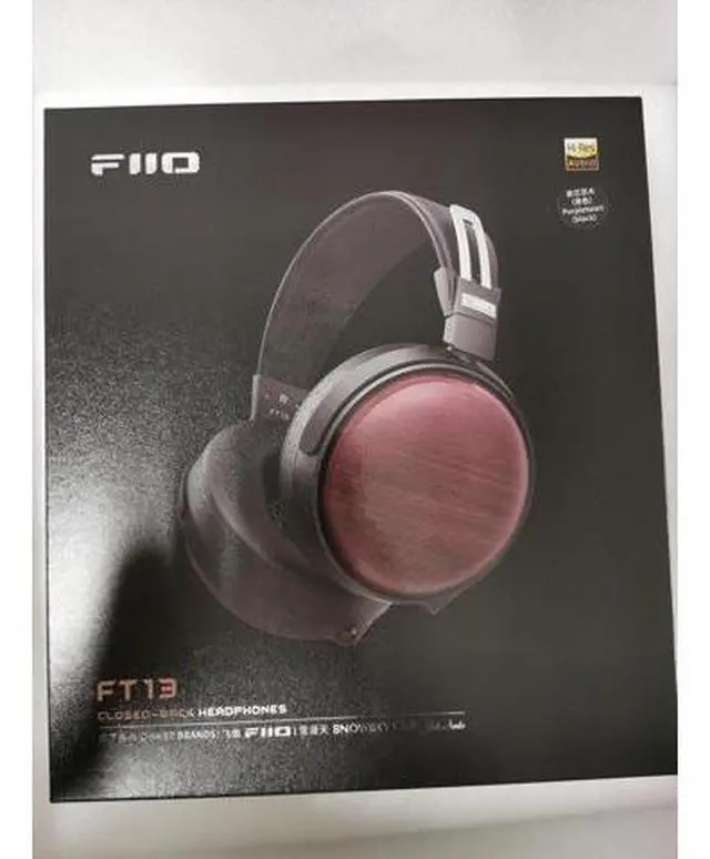 Alt view image 7 of 7 - FT13 Audiophile Closed-Back Headphones, 60mm Large Dynamic Driver with W-Shaped Wool & Nano Wood Fiber Diaphragm, Premium Purpleheart Wood Design, Furukawa Copper Hybrid Cable(Blackpurple)