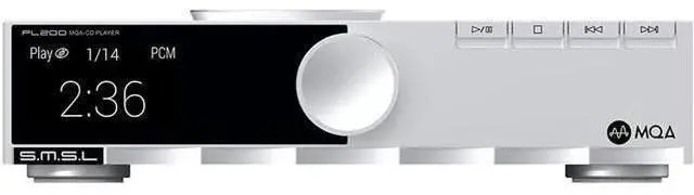 Main image of PL200 MQA-CD Player, Hi-End Class CD Program Flagship DAC Chip AK4499EX, High-end Bluetooth Chip 32bit/768kHz, DSD512, MQA Full Decoding, CD/Bluetooth/CD Player Input with Remote Control