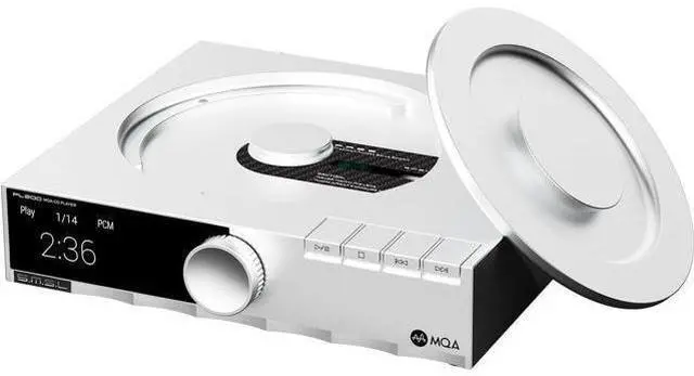 Alt view image 5 of 7 - PL200 MQA-CD Player, Hi-End Class CD Program Flagship DAC Chip AK4499EX, High-end Bluetooth Chip 32bit/768kHz, DSD512, MQA Full Decoding, CD/Bluetooth/CD Player Input with Remote Control