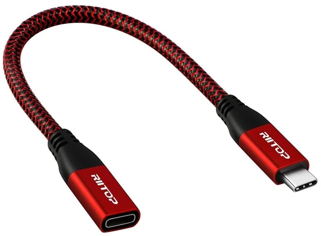 Alt view image 2 of 7 - USB C Extension Cable Short (1-Pack)+USB 3.0 Extension Cable Short (2-Pack)
