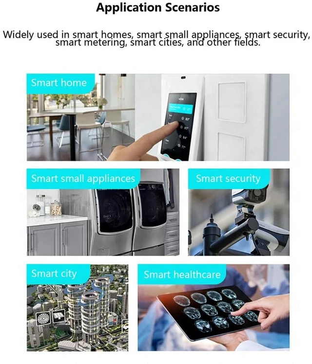 Alt view image 6 of 7 - HLK-B300 UART to WI FI6 Module Low Power Support Serial to WI FI STA/WI FI AP/BLE Compatible with TCP/IP Protocol (Test Kit)