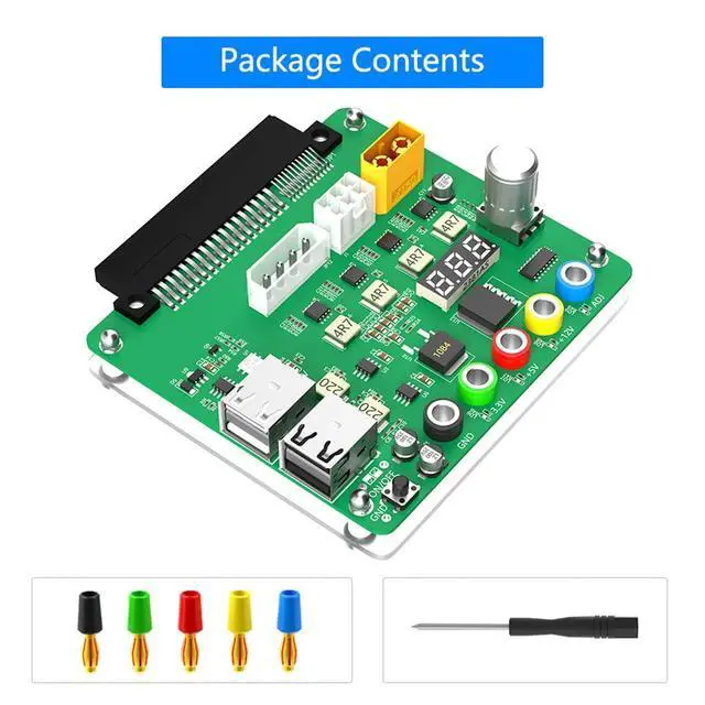 Alt view image 6 of 7 - 6Pin ATX Power Supply Breakout Board Acrylic Case Kit 4 x USB 2.0 Ports Compatible with Dell D750E-S1 DPS-750AB-2 A 05NF18 D750E-S6 05RHVV PSU