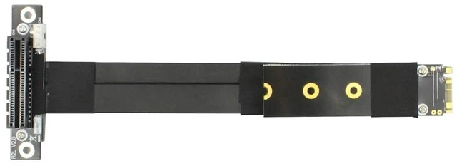 Main image of ADT-R42 Series PCI-E 4X to M.2 NGFF NVMe M Key 2280 Riser Card 32G/BPS PCIe 3.0 x4 High Speed M2 Key-M PCI-Express Extension Cable (R42SL 30CM)