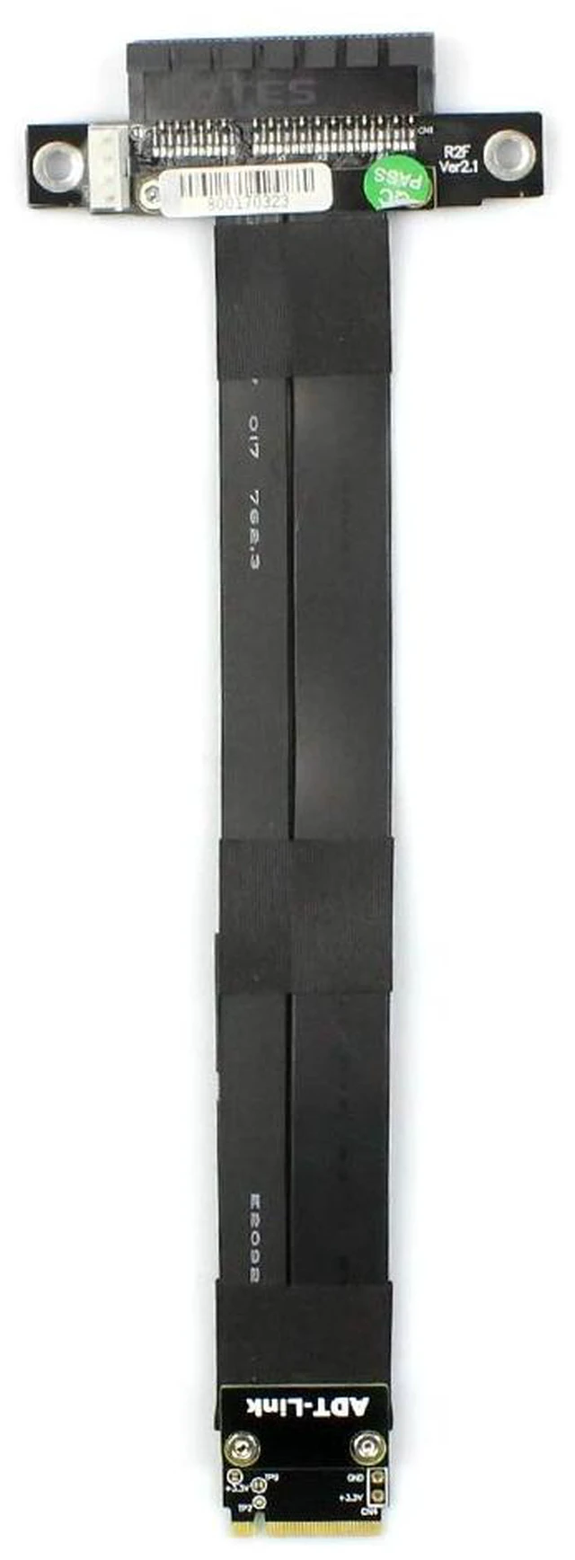 Main image of ADT-R42 Series PCI-E 4X to M.2 NGFF NVMe M Key 2280 Riser Card 32G/BPS PCIe 3.0 x4 High Speed M2 Key-M PCI-Express Extension Cable (R42SF 30CM)