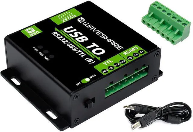 Main image of Industrial Grade Isolated USB Converter, USB TO RS232/485/TTL Converter CH343G Chip, Multi-Protocol/Multi-Type Conversion Multiple Protection, Support Mac, Linux, Android, Windows 11/10/8.1/8/7
