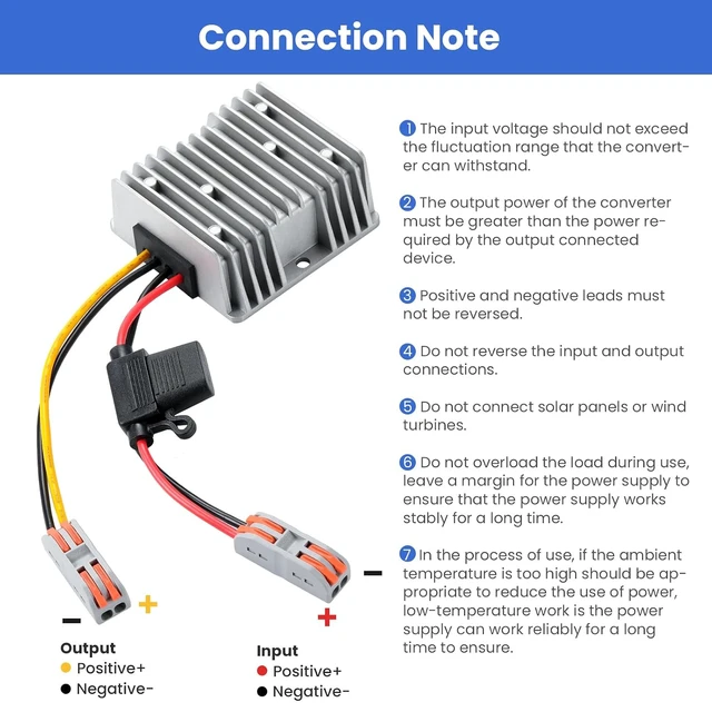 Alt view image 5 of 7 - 120W DC 9V-32V Step Down to 12V 10A Voltage Regulator for Golf Carts