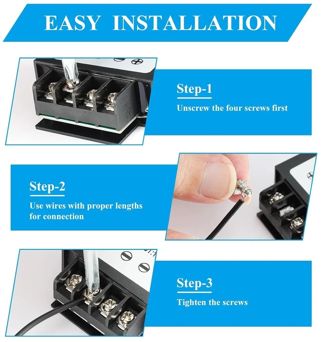 Alt view image 3 of 7 - 9-32V to 12V Voltage Regulator Converter - DC-DC Converter with Screwdriver