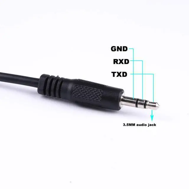 Alt view image 4 of 6 - USB to TTL UART 3V3 Serial Cable 3.3V TTL to 3.5mm Audio Jack Output Cable Works for PLX SM-AFR, TTL-232R-3V3-AJ