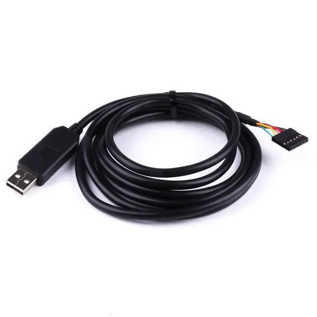 Alt view image 6 of 7 - FT232RL USB to Serial TTL 3.3V UART Level Converter Cable 6 Way Pin 0.1 Pitch Terminated, Works Galileo Gen2 Boards/BeagleBone Black/Minnowboard Max More 6FT Compatible TTL-232R-3V3