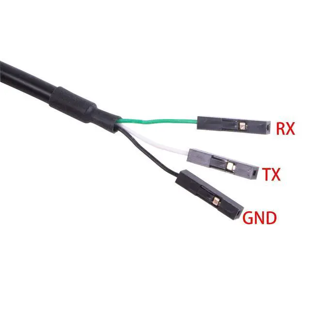Alt view image 3 of 6 - FT232RL USB to TTL Serial 3.3V Adapter Cable with 3 Pin 0.1 inch Pitch Male Socket Header UART IC FT232RL Chip for Windows 10 8 7 Linux MAC OS (Logic 3.3v Level)